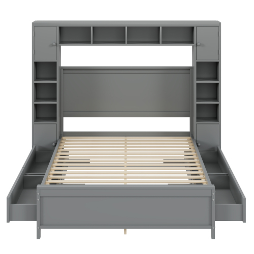 Doppelbett aus Massivholz-OKWISH