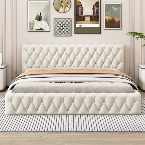 Polsterbett Jugend-Doppelbett, aus hautfreundlichem Velours