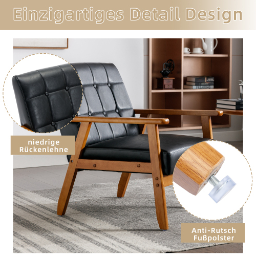 Mid-Century Modern Lounge Chair-OKWISH