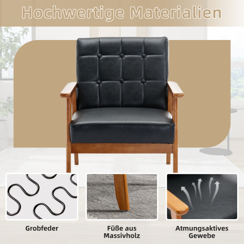 Mid-Century Modern Lounge Chair-OKWISH