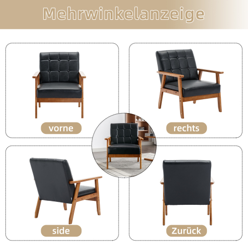 Mid-Century Modern Lounge Chair-OKWISH