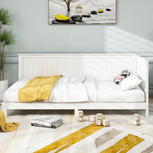 Schlafsofa 90*200 cm, Einzeltagesbett aus Holz, Kinderbett