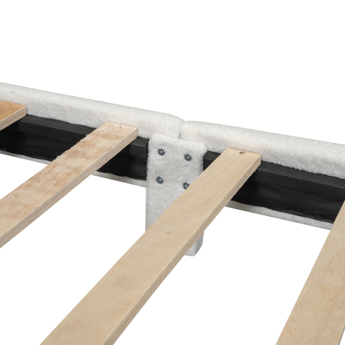 Flachbett, Kinderbett, Plush, niedliches Kopfteil