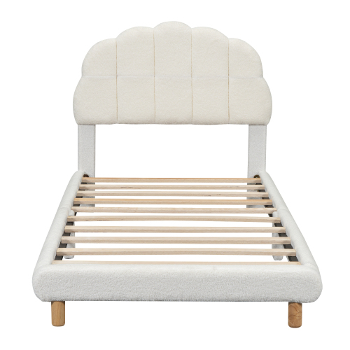 Flachbett, Kinderbett, Plush, niedliches Kopfteil