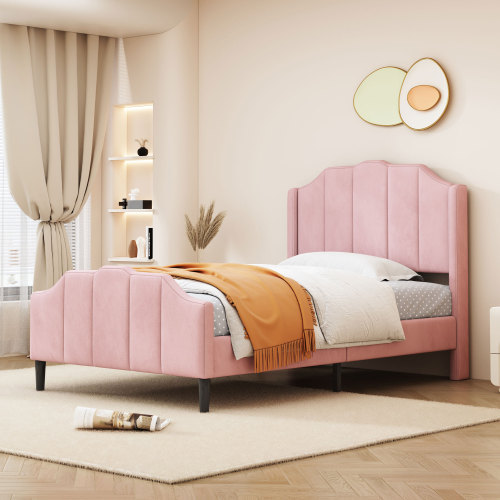 Mit Samt gepolstertes Doppelbett für Teenager-OKWISH