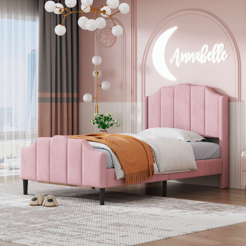 Mit Samt gepolstertes Doppelbett für Teenager-OKWISH