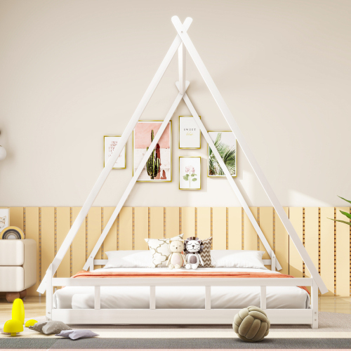 Massivholz Kinderbett , Zeltbett, Hochbett, Jugendbett, Eltern-Kind-Bett, Massivholz Bettgestell
