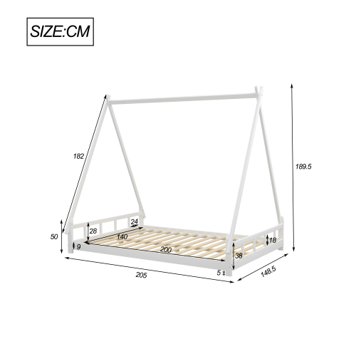 Massivholz Kinderbett , Zeltbett, Hochbett, Jugendbett, Eltern-Kind-Bett, Massivholz Bettgestell