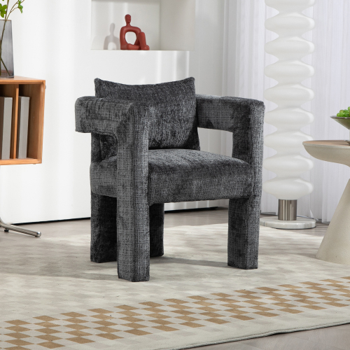 Moderner Chenille-Loungesessel-OKWISH
