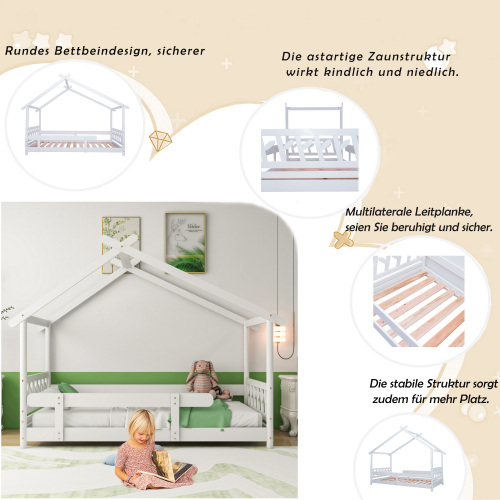 Hausbett aus Massivholz-OKWISH