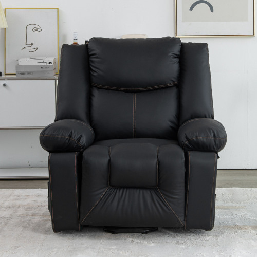 Elektrisch beheizter Massagesessel aus PU-Leder-OKWISH