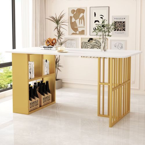 Moderner rechteckiger einfacher Esstisch-OKWISH