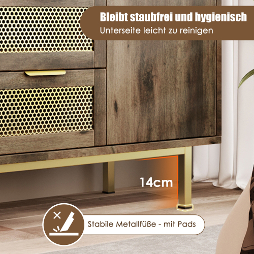Multifunktionales Retro-Sideboard-OKWISH