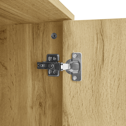 Sideboard, Kommode mit Schubladen und Türen, Farbblockdesign 