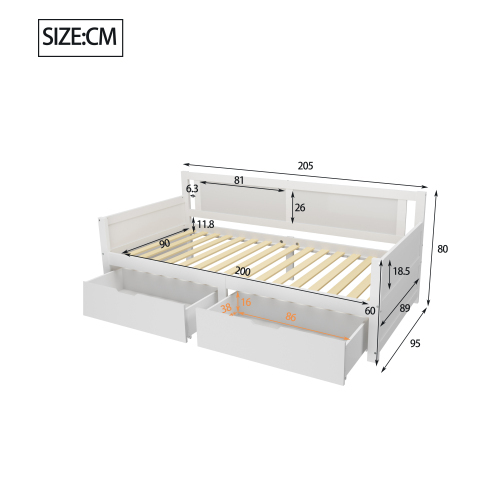 Bett aus Massivholz mit Rahmen aus Massivholz-OKWISH