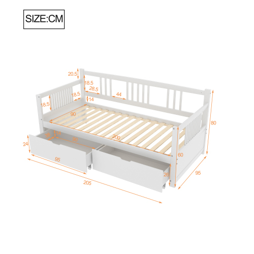 Schlafsofa mit Massivholzrahmen-OKWISH
