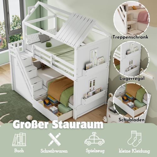 Multifunktionales Kinder-Etagenbett-OKWISH