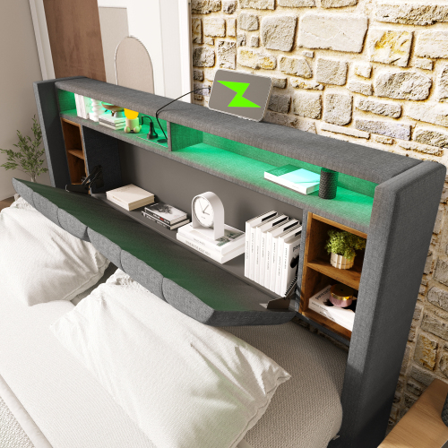 Gepolstertes Doppelbett-OKWISH