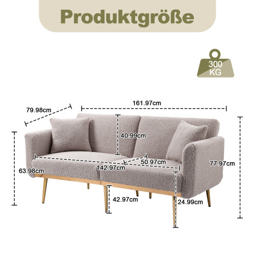Weiches 3-Sitzer-Designsofa-OKWISH