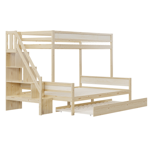 Kinder-Etagenbett aus Massivholz-OKWISH