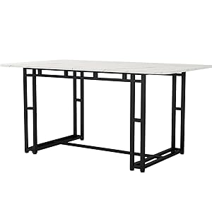 Moderner Küchentisch Set mit Samt-Sitzpolsterstühle Esszimmer-Set