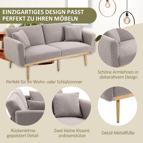 Weiches 3-Sitzer-Designsofa-OKWISH