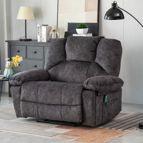 Extra breiter Massagesessel mit manueller Press- und Heizfunktion-OKWISH