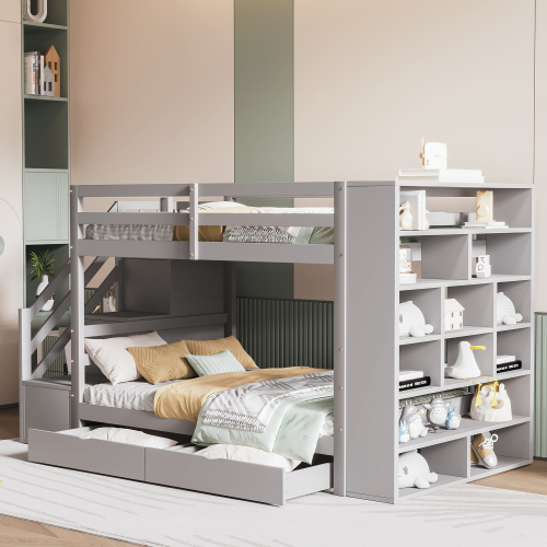 Sicherheits-Etagenbett mit hoher Zaunstruktur-OKWISH