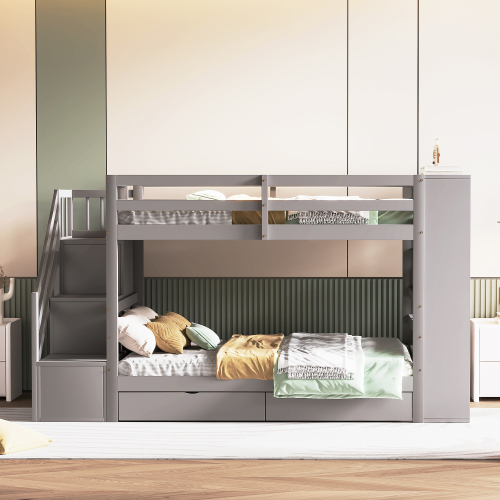 Sicherheits-Etagenbett mit hoher Zaunstruktur-OKWISH