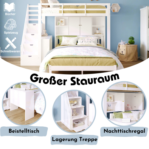 Multifunktionales Kinder-Etagenbett-OKWISH