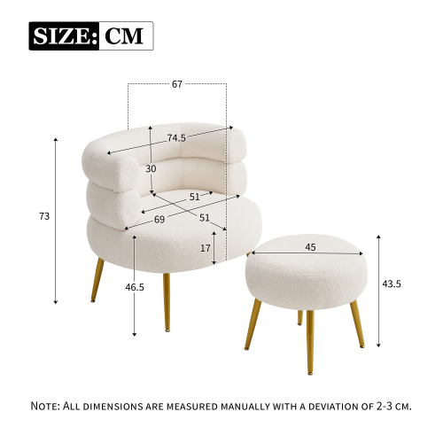 Bequemer und eleganter Loungesessel-OKWISH
