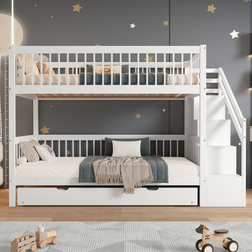 Etagenbett mit Rollbett-OKWISH