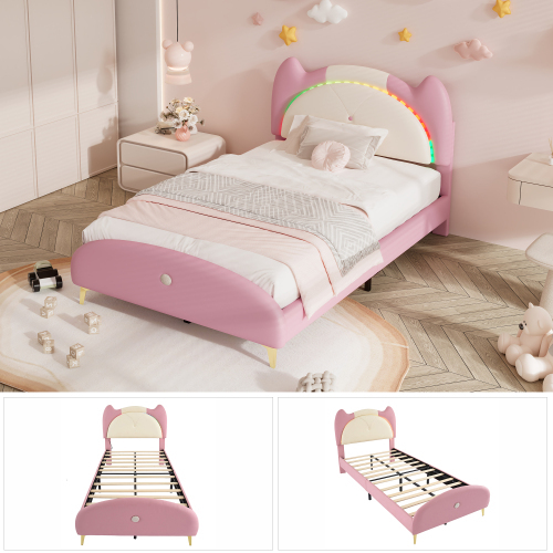 Weiches Kinderbett aus Massivholz-OKWISH