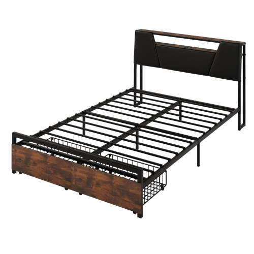 Flaches Bett mit Eisenrahmen-OKWISH