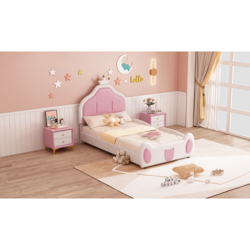 Weiches Kinderbett mit Kronenform-OKWISH