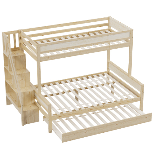 Kinder-Etagenbett aus Massivholz-OKWISH