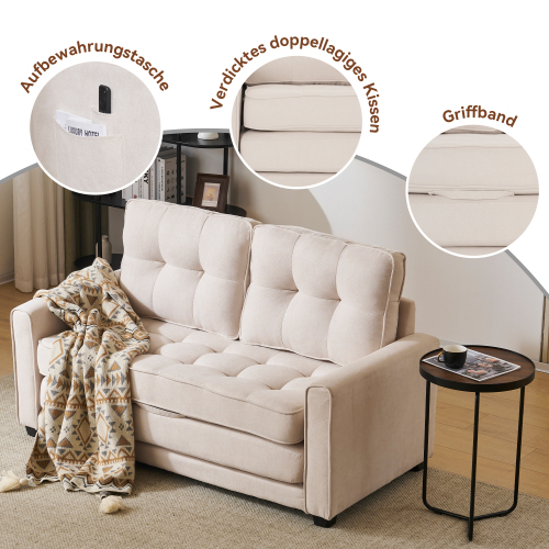 Polstersofa mit Schlaffunktion-OKWISH