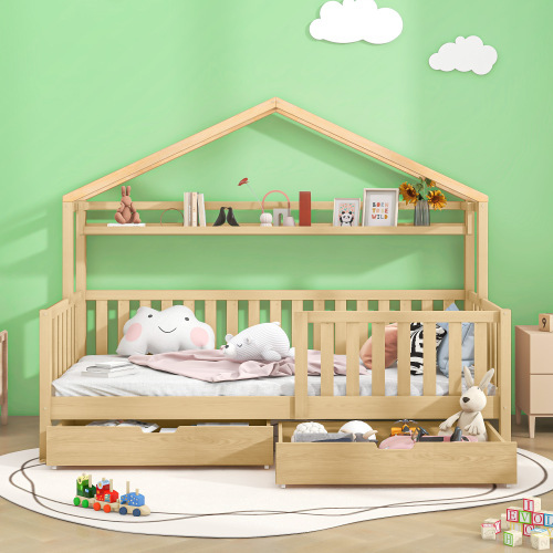 Kinderbett aus Kiefernholz-OKWISH