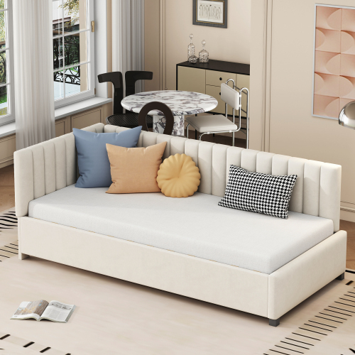 Samtgepolstertes Bett-OKWISH