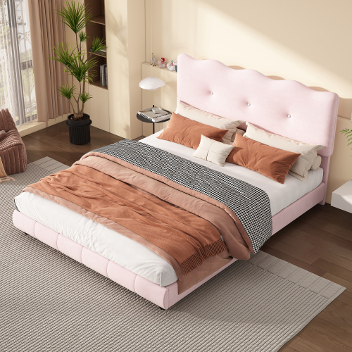 Polsterbett mit Lattenrost-OKWISH