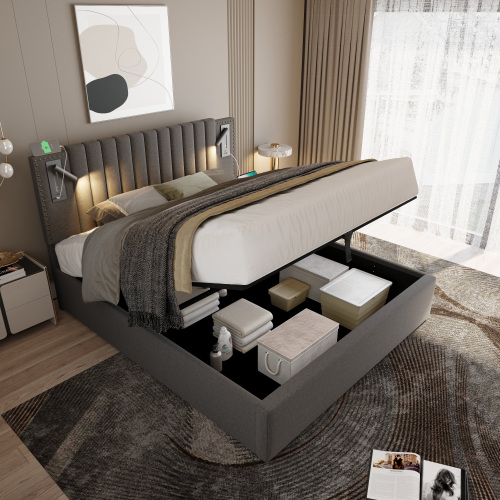 Multifunktionales hydraulisches Polsterbett-OKWISH