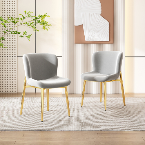 Esszimmerstuhl-Wohnzimmerset aus Samt-OKWISH