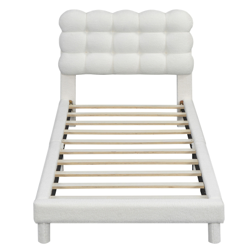 Stilvolles gepolstertes Doppelbett-OKWISH