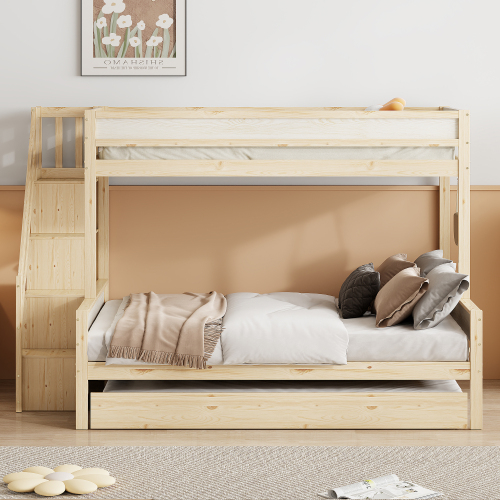 Kinder-Etagenbett aus Massivholz-OKWISH