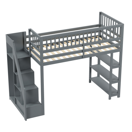 Multifunktionales Hochschrank-Design-Holzbett-OKWISH