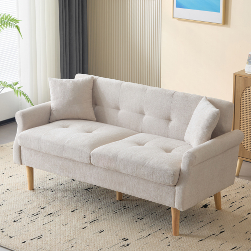 Gepolstertes Zweisitzersofa im modernen Design-OKWISH