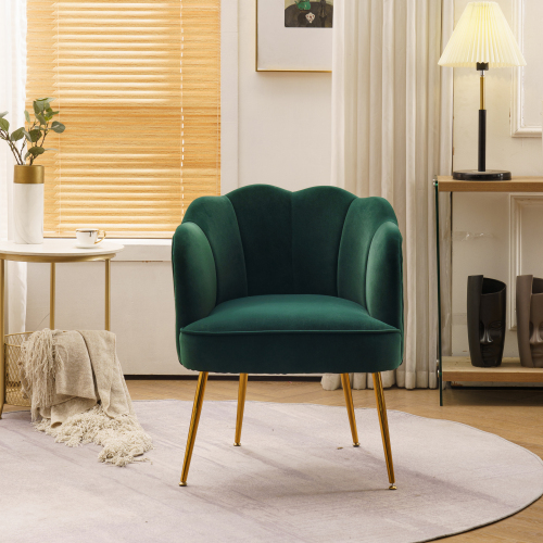 Ergonomischer Sessel aus Samtstoff-OKWISH