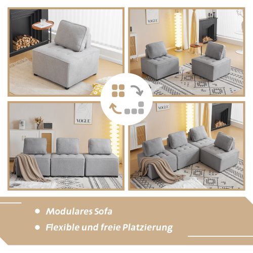 Wohnzimmerkombination, Freizeitsofa-OKWISH