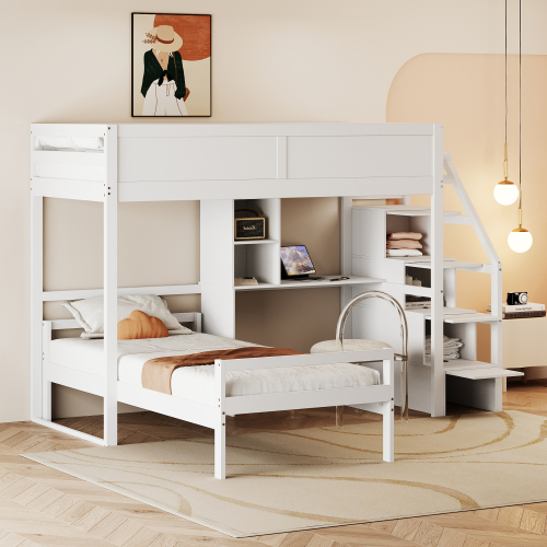 2-in-1-Gitterbett aus Kiefernholz mit hohem Gitter-OKWISH