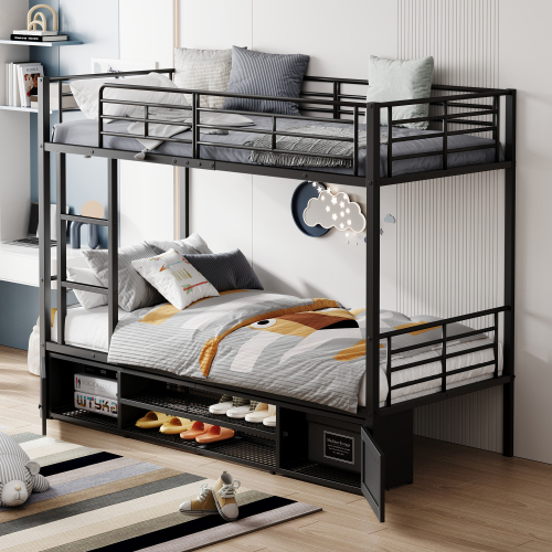 Etagenbett mit Eisenrahmen-OKWISH